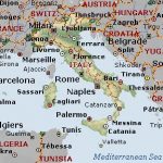 آشنایی با کشور ایتالیا - نقشه ایتالیا